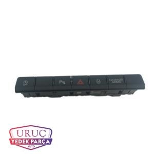 565927132AK ÇOKLU İKAZ DÜĞMESİ DÖRTLÜ FLAŞÖR SKODA KAROQ KODİAQ 2017>>2022