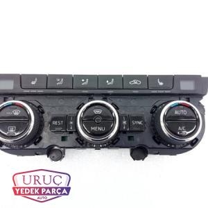 3V0907044DA ORJİNAL KLİMA KONTROL PANELİ SKODA SUPERB 2015 2024