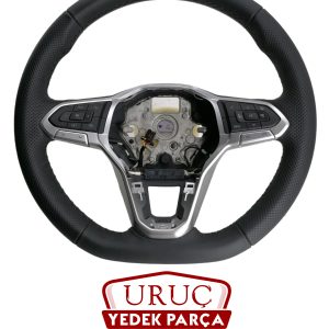 3G0419089CM VDH ÇOK FONKSİYONLU F1 KULAKCIKLI SPORT TİP TRONİK DERİ DİREKSİYON SİMİDİ