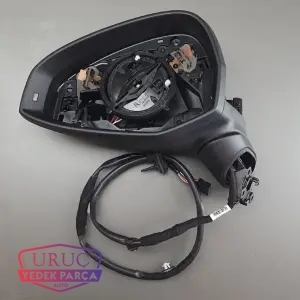 8W1857409AL ORJİNAL SOL DIŞ DİKİZ AYNASI KATLANIR ISITMALI AYARLANABİLİR KARARAN 10 PİNLİ A4 2016>> 2024